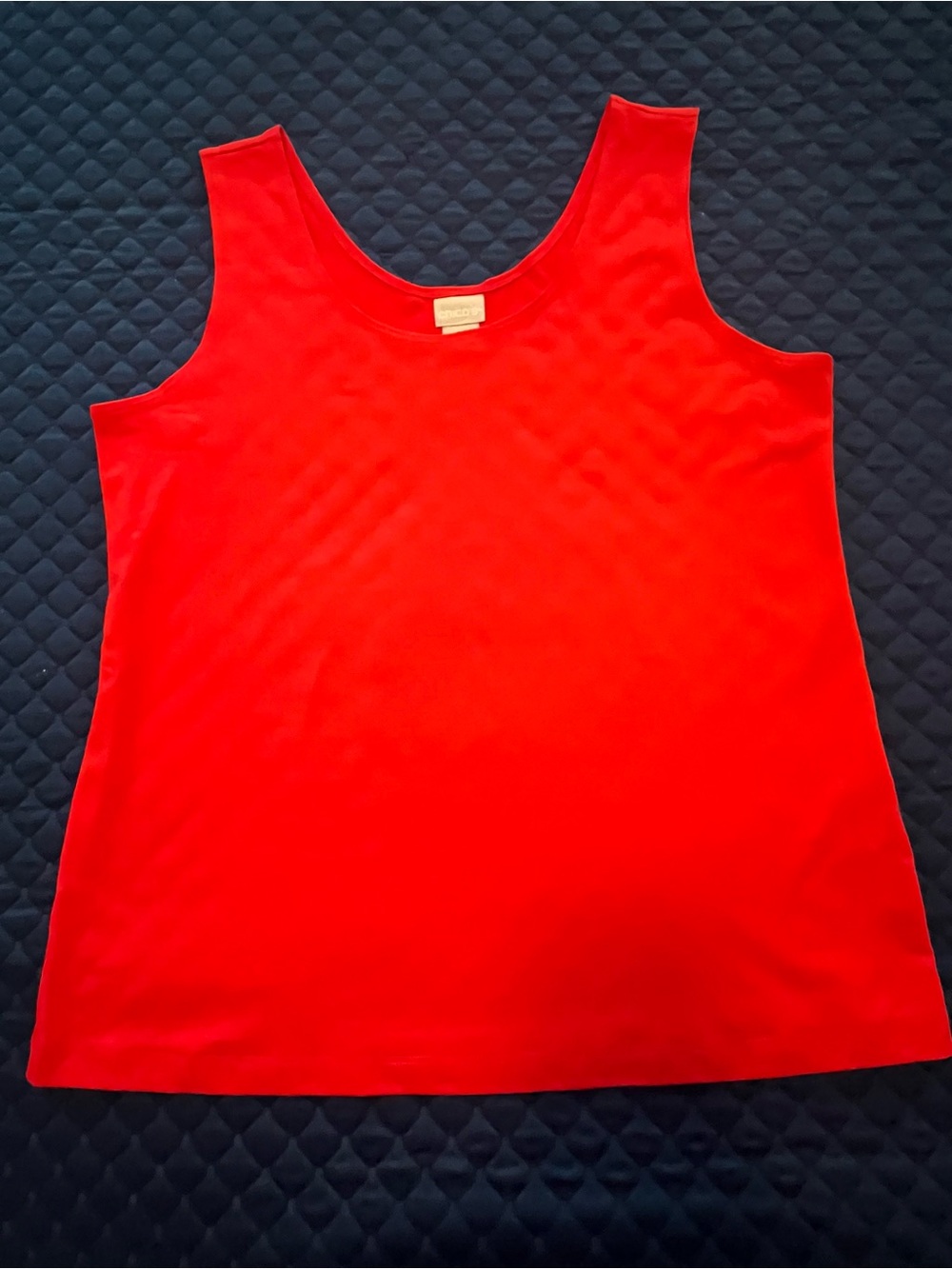 Chico's Bright Red Micofiber Tank